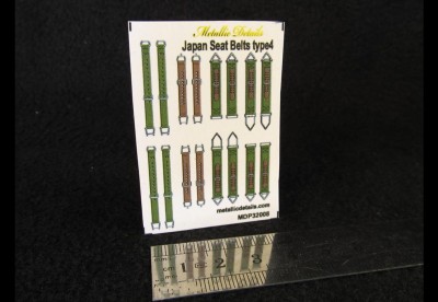 Metallic Details MDP32008 Japan seat belts WWII type 4 1/32