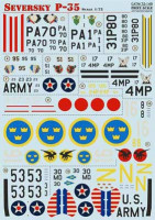 Print Scale 72-148 Seversky P-35 Wet decal 1/72