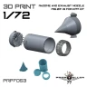 77 Propeller 77PRP-7053 MiG-21F-13 radome & exhaust nozzle (KPM) 1/72