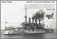 Combrig 70463 USS BB-18 Connecticut Battleship, 1906 1/700