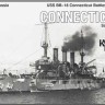 Combrig 70463 USS BB-18 Connecticut Battleship, 1906 1/700