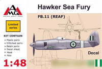 AMG 48607 Истребитель FB.11 (REAF) Hawker Sea Fury 1/48