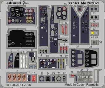 Eduard 33163 Me 262B-1 1/32