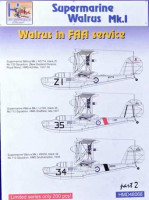 HM Decals HMD-48068 1/48 Decals Superm. Walrus Mk.I FAA Service Pt.2