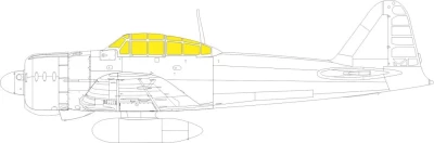 Eduard EX899 Mask A6M3 Zero TFace (EDU) 1/48