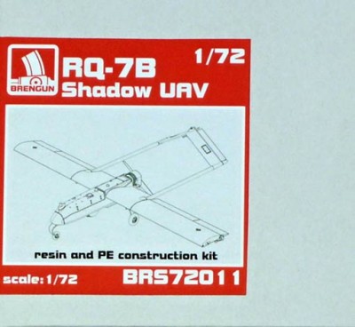 Brengun BRS72011 RQ-7B Shadow UAV (resin kit &amp; PE) 1/72
