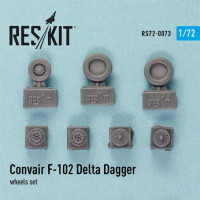 Reskit RS72-0073 F-102 Delta Dagger wheels set (HAS,MENG) 1/72