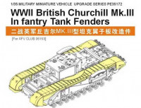 Voyager Model PE35172 WWII British Churchill Mk.III Infantry Tank Fenders (For AFV CLUB 35153) 1/35