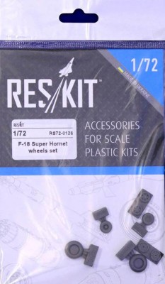 Reskit RS72-0126 F-18 Super Hornet wheels set (ACAD,HAS,ITA) 1/72