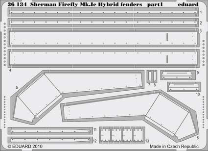 Eduard 36134 Sherman Firefly Mk.Ic Hybrid fenders Dragon