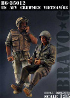 Bravo6 35012 US AFV Crewmen (1), Vietnam '68 1/35