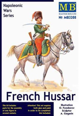 Master Box 3208 French Hussar, Napoleonic Wars era 1/32