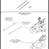 Master (Pl) 72160 Dassault S.Mystere B2 Pitot Tubes & AOA probe 1/72