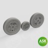 Art Scale 200-A72023 Republic F-84F wheels including paint masks 1/72
