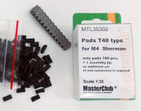 Master Club MTL-35302 Pads T48 type for M4 Sherman 1/35