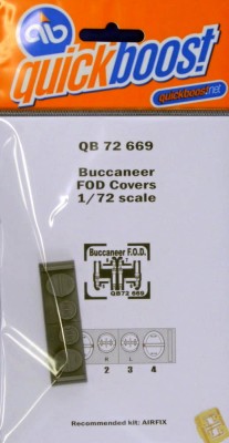 QuickBoost QB72669 Buccaneer FOD covers (AIRFOX) 1/72