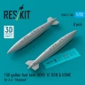 Reskit U72168 150 gallon fuel tank AERO 1C USN&USMC (2 pcs) 1/72