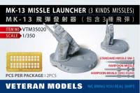 Veteran models VTM35020 MK-13 MISSLE LAUNCHER(3 KINDS OF MISSLES INCLUDED) 1/350