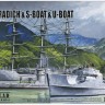 Aoshima 056578 Christian Radich & Schnellboot & U-boat 1/350