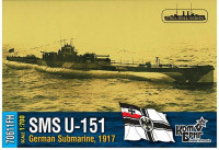 Combrig 70611WL/FH German U 151 Submarine, 1917 1/700