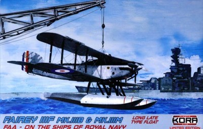Kora Model PK72123 Fairey IIIF Mk.IIIB &amp; Mk.IIIM FAA On The Ship 1/72