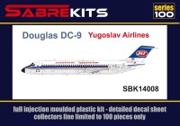 Sabre Kits SBK14008 Douglas DC-9-30 JAT ex-Fly, new decals 1/144