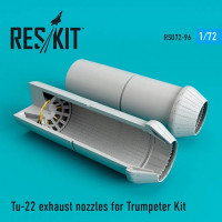 Reskit RSU72-0096 Tu-22 Blinder exhaust nozzles (TRUMP) 1/72