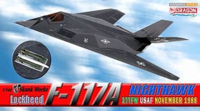 Dragon 51051 Самолёт Lockheed F-117A Nighthawk (1/144)