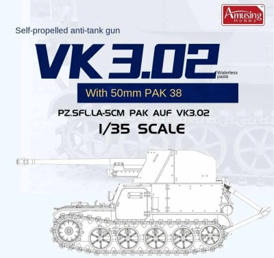 Amusing Hobby 35B005 50-мм САУ VK3.02 1/35