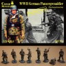Caesar Miniatures H7714 German Panzergrenadiers Infantry (WWII) in (Winter Greatcoat Eastern Front) 1/72