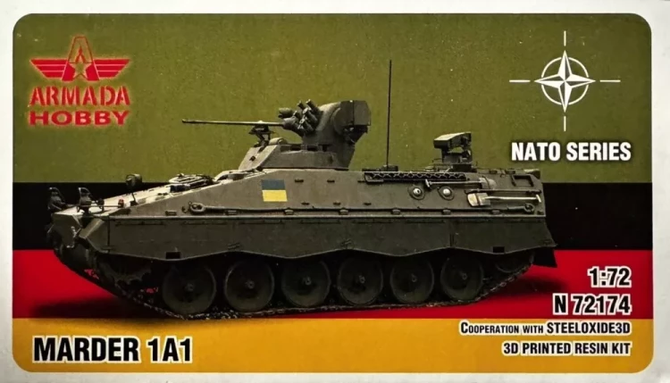 Armada Hobby N72174 Marder 1A1 (3D Printed resin kit) 1/72