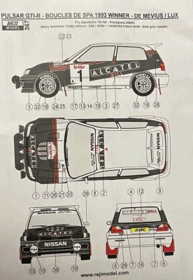 Reji Model 367 Pulsar GTI-R 1993 Boucles De Spa (limited) 1/24