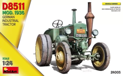 Miniart 24005 German Industrial Tractor D8511 Mod. 1936 1/24