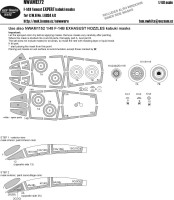 New Ware NWA-M1272 Mask F-14D Tomcat EXPERT (GWH) 1/48