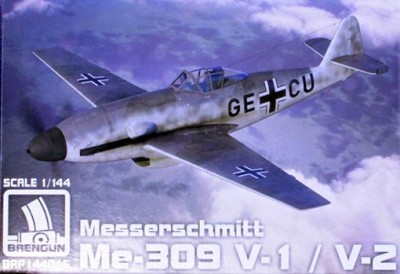Brengun BRP144015 Me-309 V1/V2 (plastic kit) 1/144