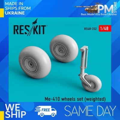 Reskit RS48-0352 Me-410 wheels set (weighted) 1/48