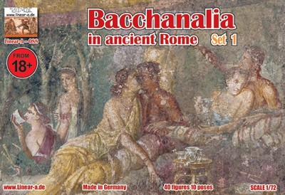 Linear-A LA088 Bacchanalia In Ancient Rome Set 1 (3D-Printed) 1/72