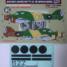 Kora Model DEC72365 SM.79 Sparviero in Spain Vol.4 декали декали 1/72