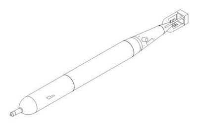CMK 5044 German WWII aircraft torpedo LTF 5b 1/32