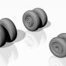 Armory ARAW48018 Sukhoi Su-24 Fencer wheels, late 1/48