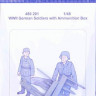 Aerobonus 480201 German WWII Soldiers with ammunition box 1/48