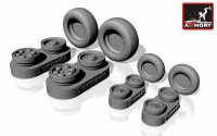 Armory ARAW48501A Panavia Tornado wheels with weighted tyres type "a" 1/48
