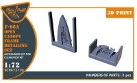 Clear Prop CPA72170 F-86A open canopy frame detail set (CP) 1/72