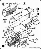 CMK 4086 Do 335A - engine set for TAM (DB-603) 1/48