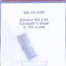 QuickBoost QB32205 Bucker Bu 131 cockpit's door (ICM) 1/32