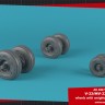 Armory ARAW72342 Bell-Boeing OV-22 Osprey wheels with weighted tires type "A" 1/72