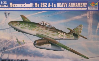 Trumpeter 02260 Самолет Ме 262 А-1а (с ракетами R4M) 1/32