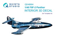 Quinta studio QD48664 F9F-2 Panther (Trumpeter) 1/48