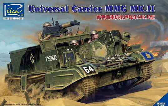 Riich Models RV35016 Universal Carrier MMG Mk.II (.303 Vickers MMG Carrier) 1:35