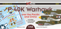 Dk Decals 48023 P-40K Warhawk over Pacific&China (7x camo) 1/48
